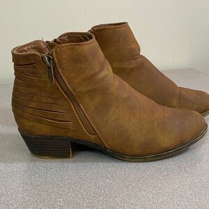 Madden Girl Brown Ankle Booties